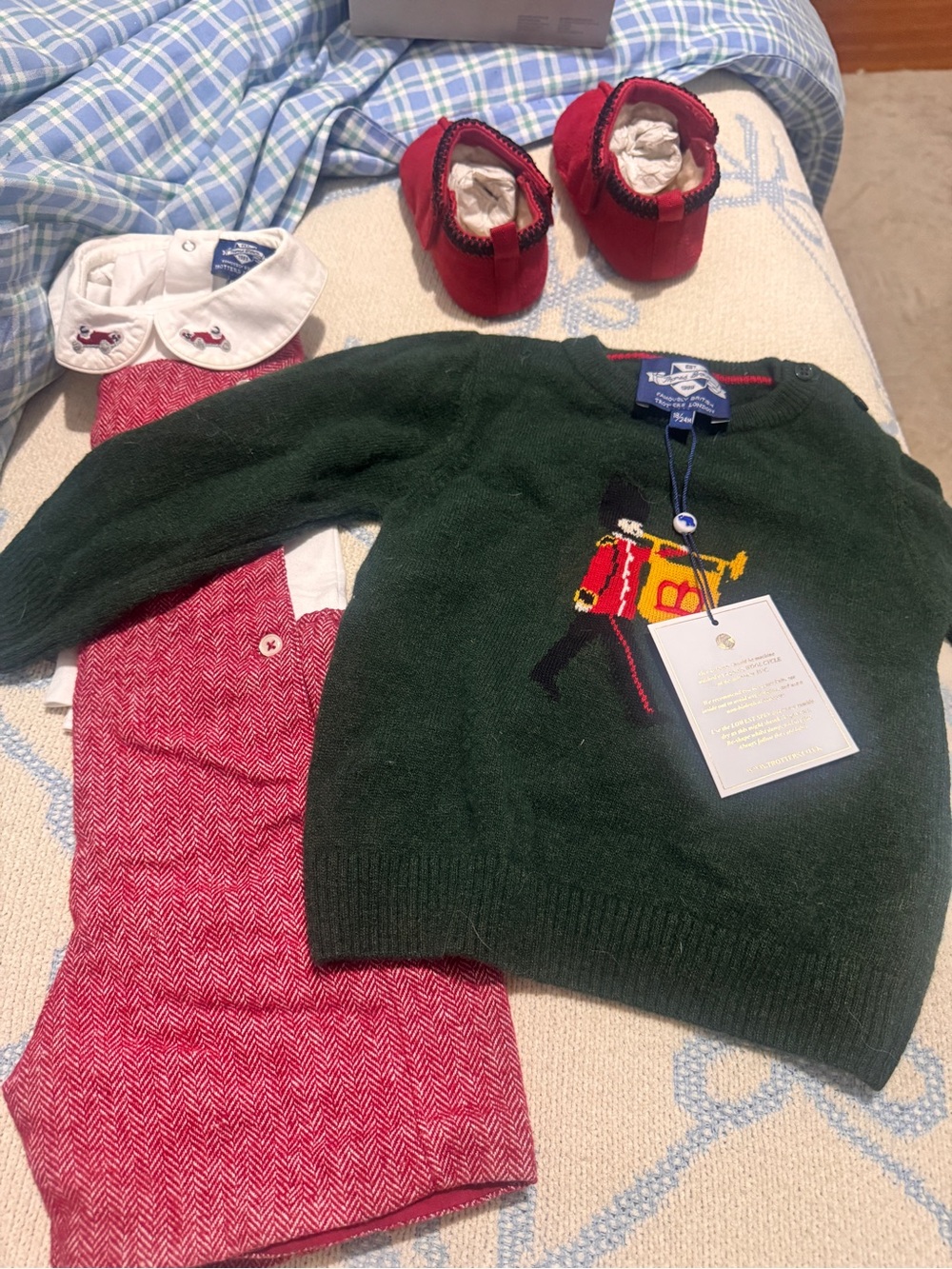 Thomas Brown Green Guardsman Sweater - Kids 18/24 months